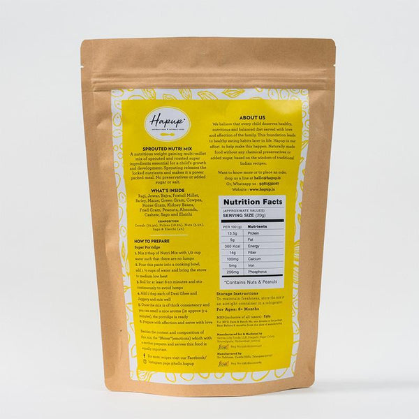 Natural Sprouted Nutri Mix, 500gm