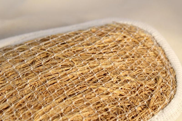 Natural Vetiver Bath Scrubber Sponge Pad (Pack of 2)