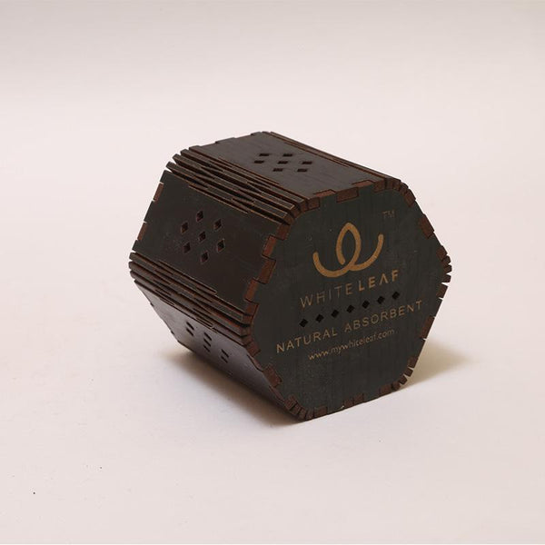 Natural Odour Absorbent for Cars - Made from Activated Carbon (Hexagon Shaped)- Black