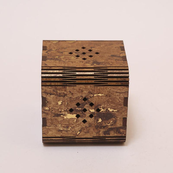 Natural Odour Absorbent for Cars - Made from Activated Carbon (Dice Shaped)- Wooden