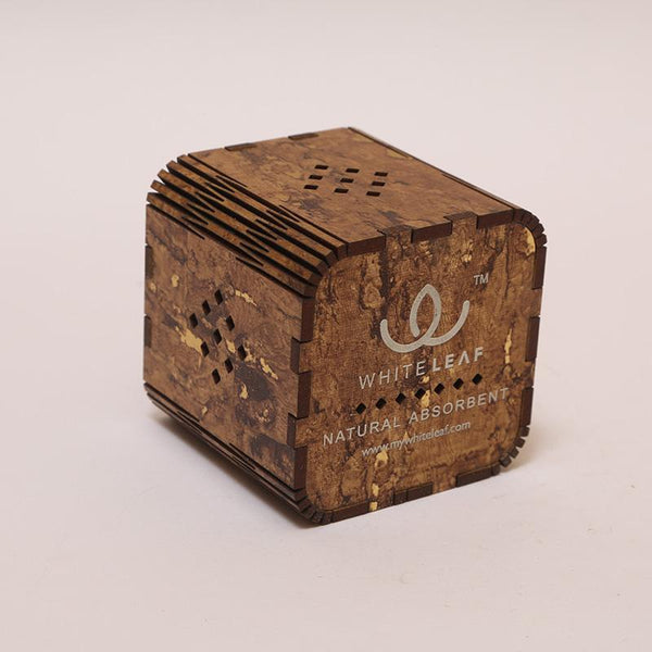 Natural Odour Absorbent for Cars - Made from Activated Carbon (Dice Shaped)- Wooden