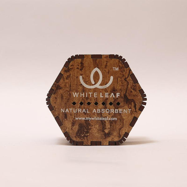 Natural Odour Absorbent for Cars - Made from Activated Carbon (Hexagon Shaped)- Wooden