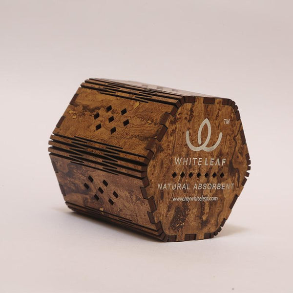 Natural Odour Absorbent for Cars - Made from Activated Carbon (Hexagon Shaped)- Wooden