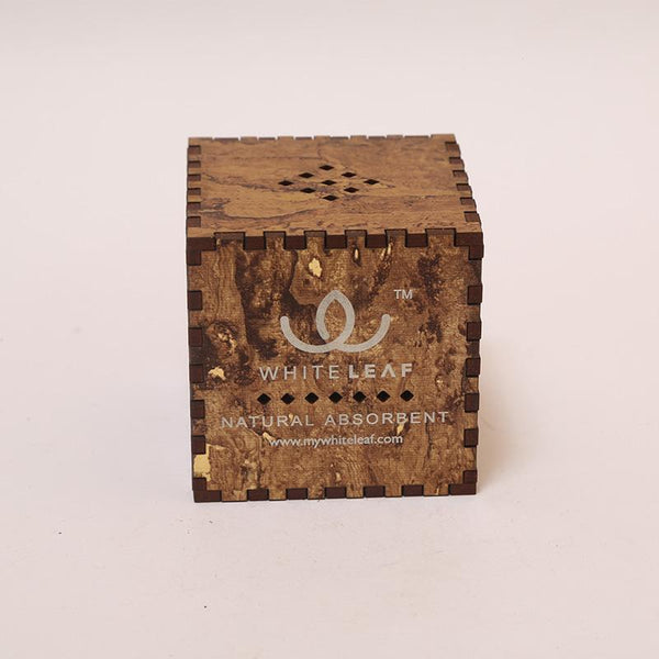 Natural Odour Absorbent for Cars - Made from Activated Carbon (Cube Shaped)- Wooden