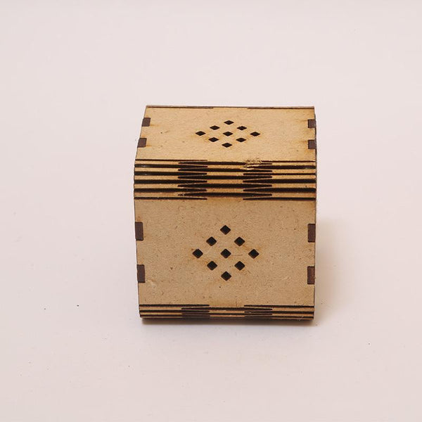 Natural Odour Absorbent for Cars - Made from Activated Carbon (Dice Shaped)- Beige