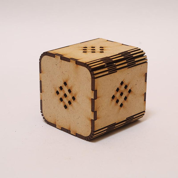 Natural Odour Absorbent for Cars - Made from Activated Carbon (Dice Shaped)- Beige