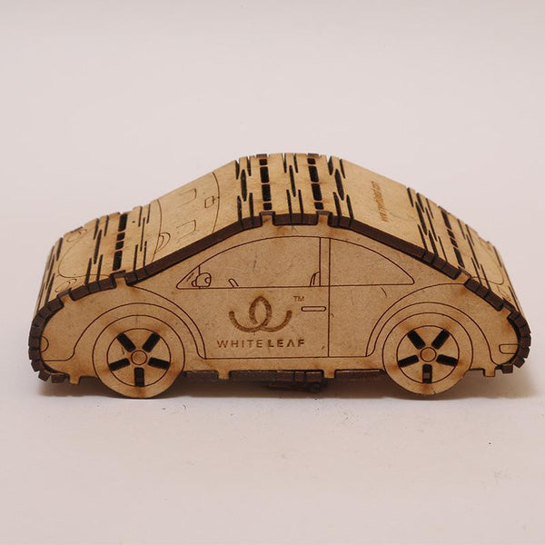 Natural Odour Absorbent for Cars - Made from Activated Carbon (CarShaped)- Beige
