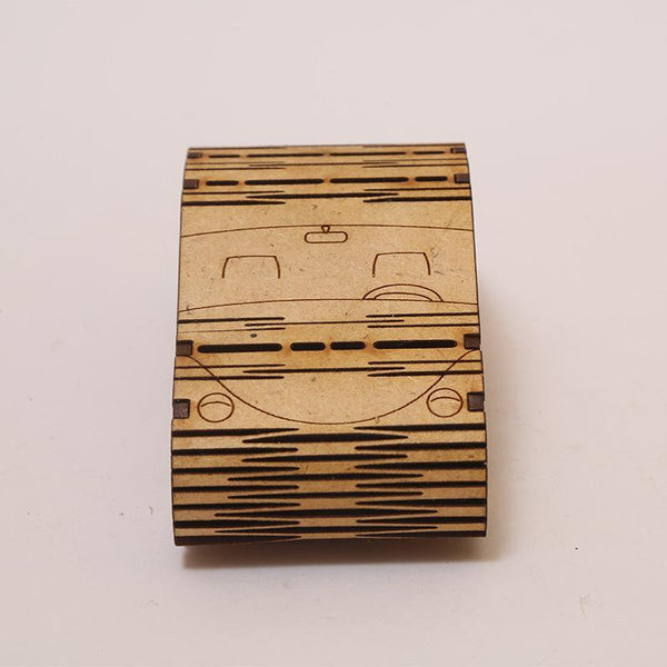 Natural Odour Absorbent for Cars - Made from Activated Carbon (CarShaped)- Beige