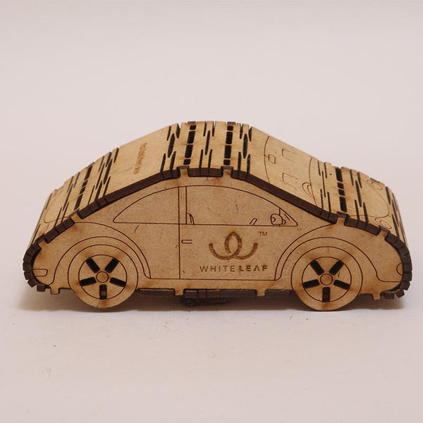 Natural Odour Absorbent for Cars - Made from Activated Carbon (CarShaped)- Beige