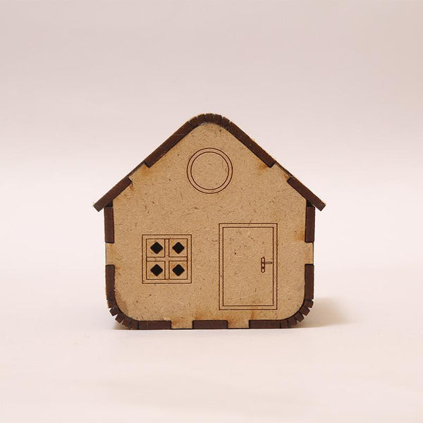 Natural Odour Absorbent for Cars - Made from Activated Carbon (HouseShaped)- Beige
