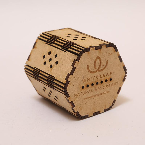 Natural Odour Absorbent for Cars - Made from Activated Carbon (Hexagon Shaped)- Beige
