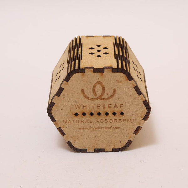 Natural Odour Absorbent for Cars - Made from Activated Carbon (Hexagon Shaped)- Beige