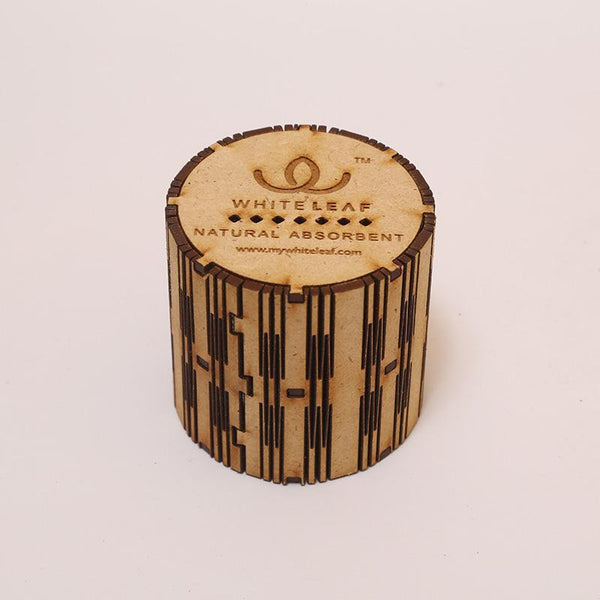 Natural Odour Absorbent for Cars - Made from Activated Carbon (Cylinder Shaped)- Beige