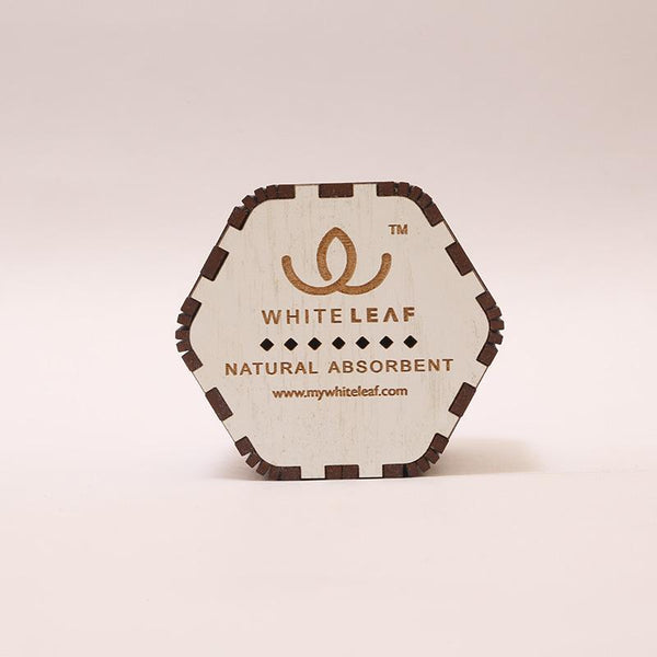 Natural Odour Absorbent for Cars - Made from Activated Carbon (Hexagon Shaped)- White