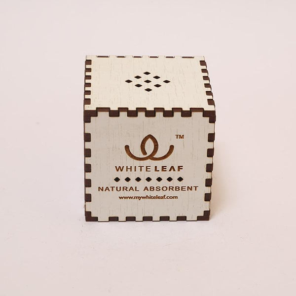 Natural Odour Absorbent for Cars - Made from Activated Carbon (Cube Shaped)- White