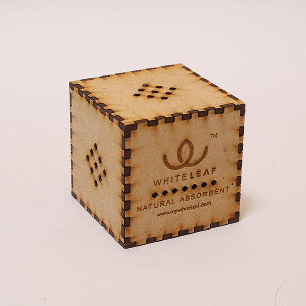 Natural Odour Absorbent for Cars - Made from Activated Carbon (Cube Shaped)- Beige