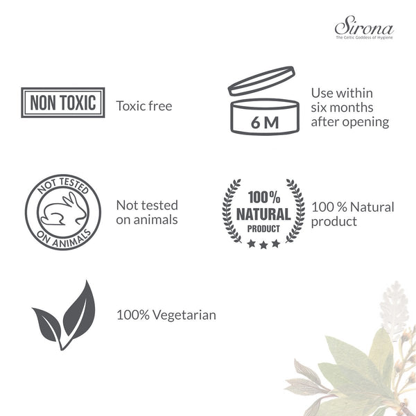 Sirona Natural pH-Balanced Intimate Wash with 5 Herbs for Men and Women - 200ml