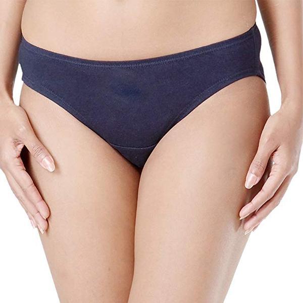 Women's Hipster Period Panty for Medium Flow (Navy Blue)