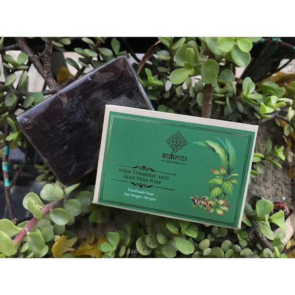 Neem Turmeric and Aloe Vera Soap, 100 gm