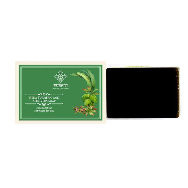 Neem Turmeric and Aloe Vera Soap, 100 gm