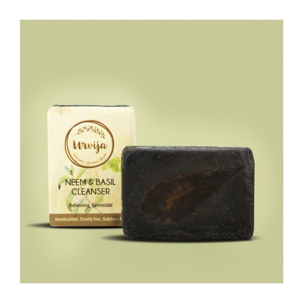 Natural Neem and Basil Facial Cleanser,  90g (Pack of 2)