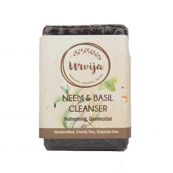 Natural Neem and Basil Facial Cleanser,  90g (Pack of 2)