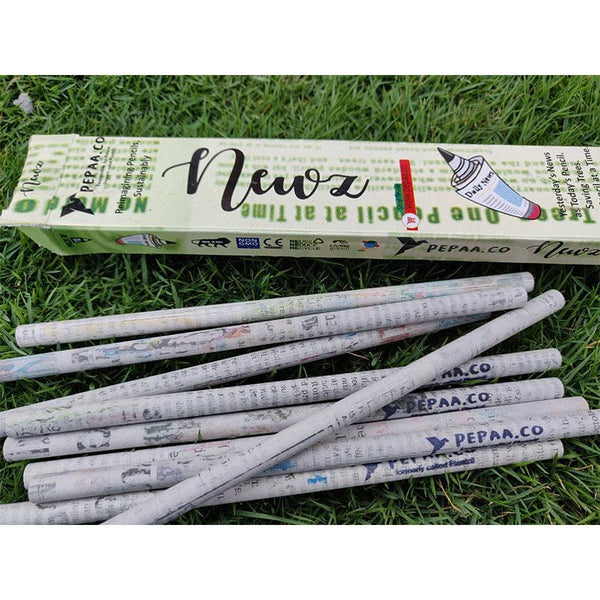 Recycled Newspaper Pencils (Pack of 50)