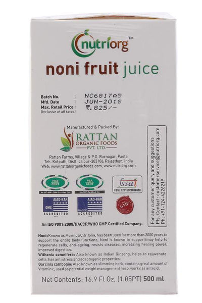 Noni Fruit Juice 500ml.
