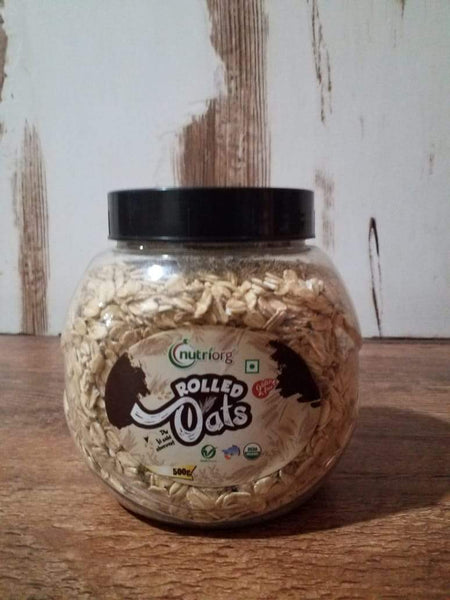 Nutriorg Certified Organic Rolled Oats 500gms