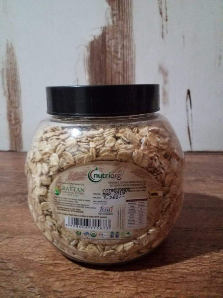 Nutriorg Certified Organic Rolled Oats 500gms