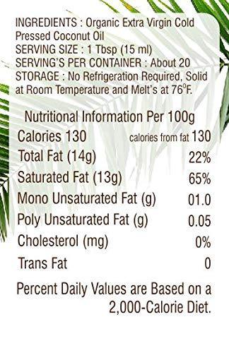 Nutriorg Certified organic Extra virgin Coconut Oil 360ml.