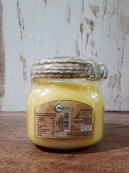 Nutriorg  Desi Gir Cow Ghee 700gm.