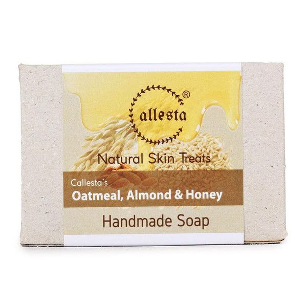 Oatmeal, Almond and Honey Natural Soap, 100g