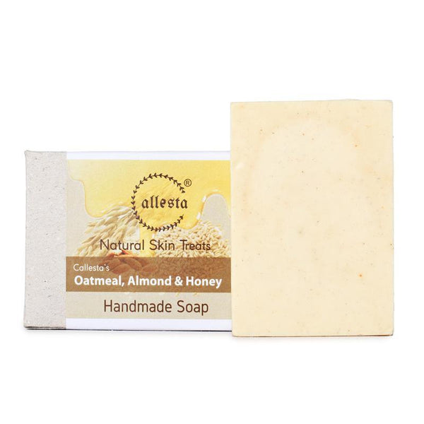 Oatmeal, Almond and Honey Natural Soap, 100g