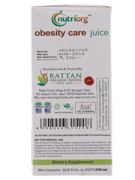 Obesity Juice 500ml.