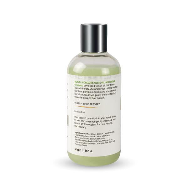 Vegan Olive Oil and Hemp Shampoo, 200ml