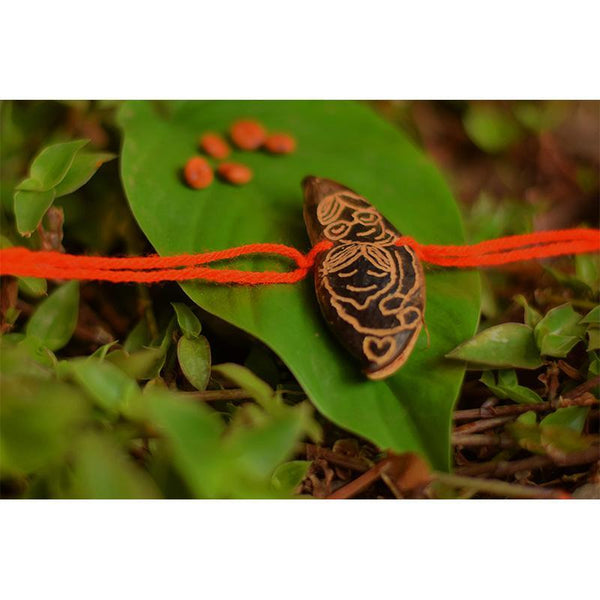 Plantable Seed Rakhi - Orange Sis & Bro (Pack of 2)