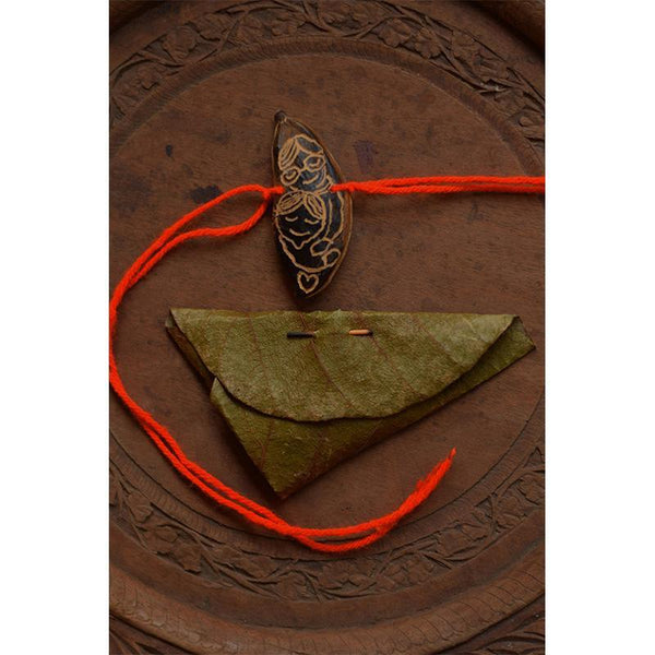 Plantable Seed Rakhi - Orange Sis & Bro (Pack of 2)