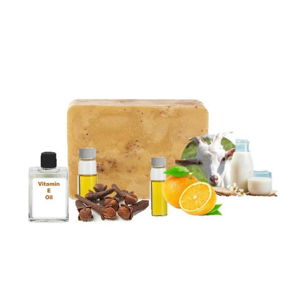 Orange and Clove Handmade Soap with Goat Milk and Essential Oils, 125g