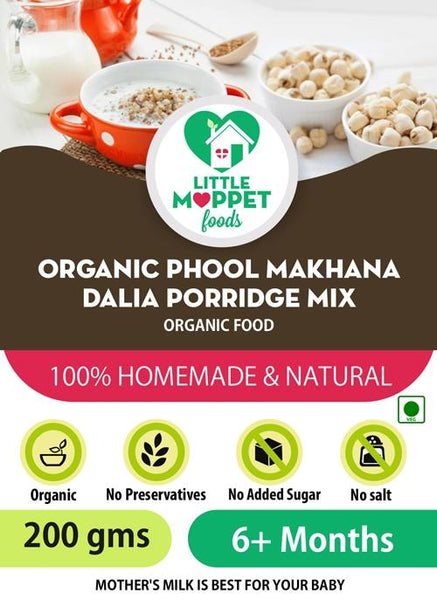 Organic Makhana Dalia Porridge Mix, 200g