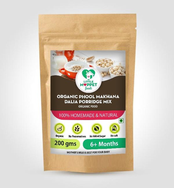 Organic Makhana Dalia Porridge Mix, 200g