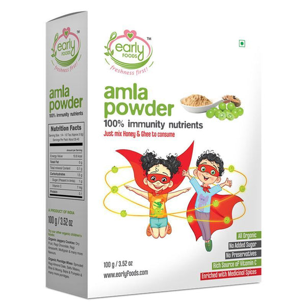 Organic Amla Powder - Immunity Mix for Kids, 100g