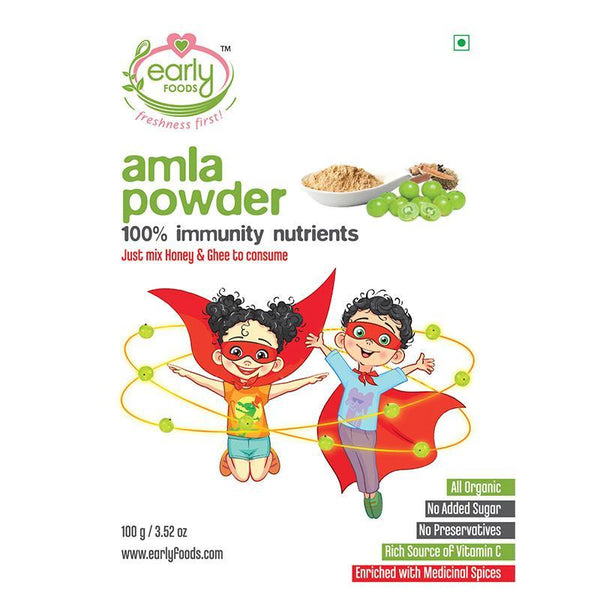 Organic Amla Powder - Immunity Mix for Kids, 100g
