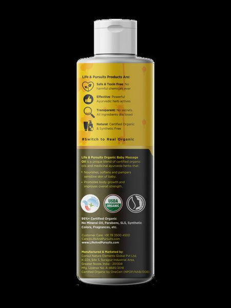 Organic Baby Massage Oil, 100ml