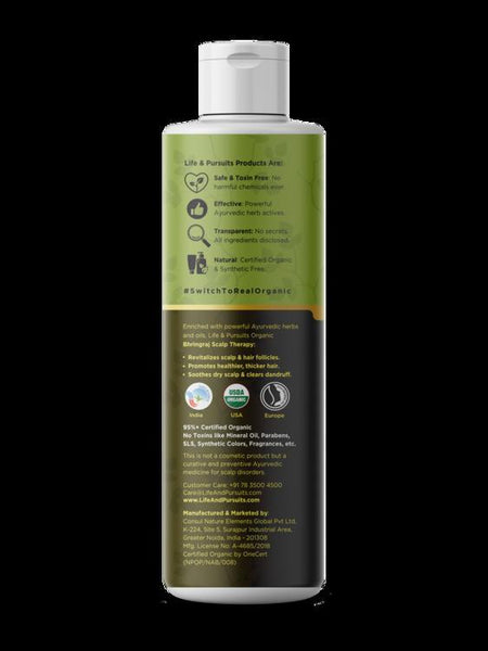 Organic Bhringraj Scalp Therapy Hair Oil, 100ml