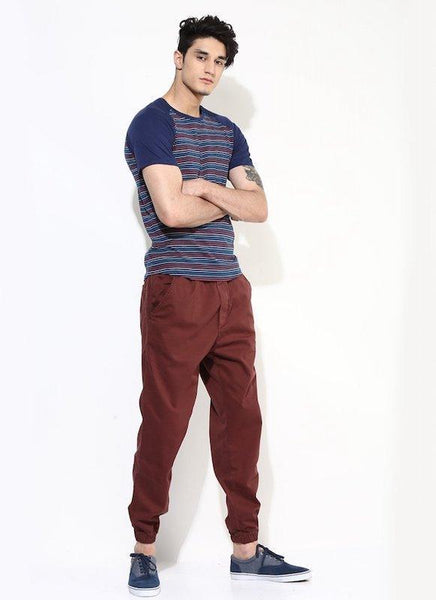 Organic Cotton Baseball Stripe Men's T-shirt
