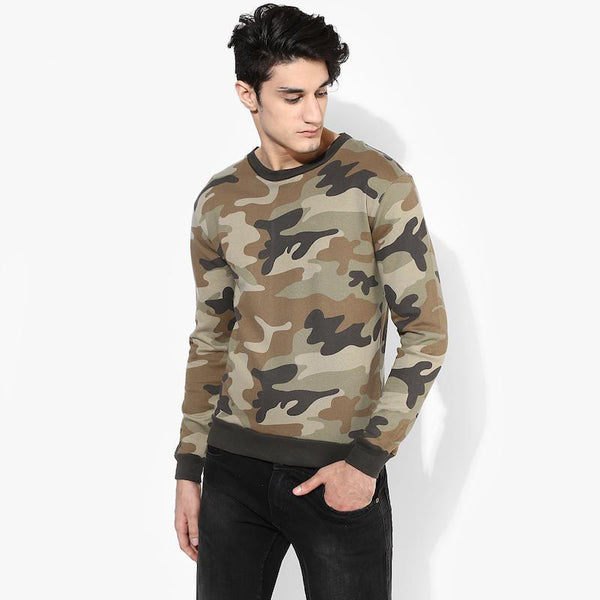 Organic Cotton Men's Camouflage Sweatshirt