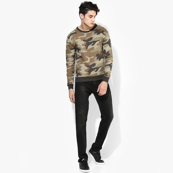 Organic Cotton Men's Camouflage Sweatshirt