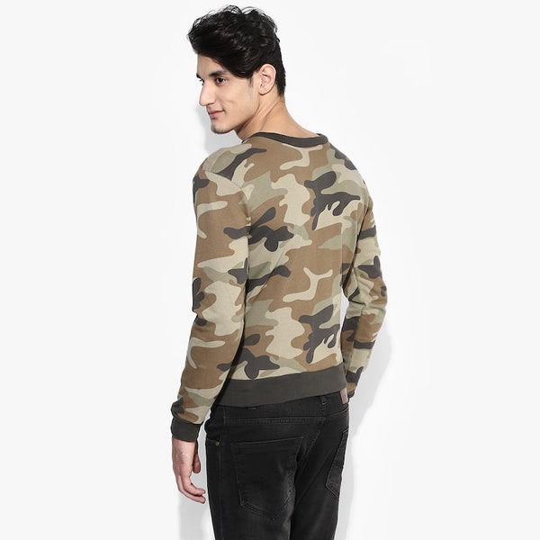 Organic Cotton Men's Camouflage Sweatshirt