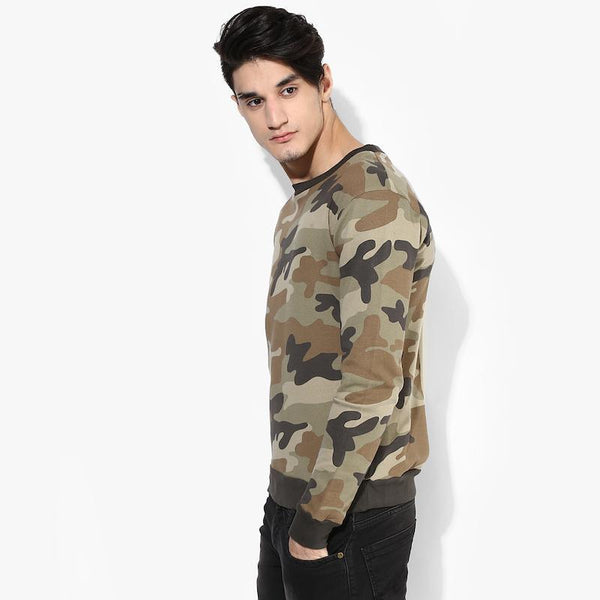 Organic Cotton Men's Camouflage Sweatshirt